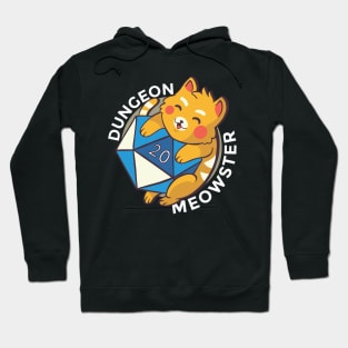 Dungeon Meowster White Hoodie